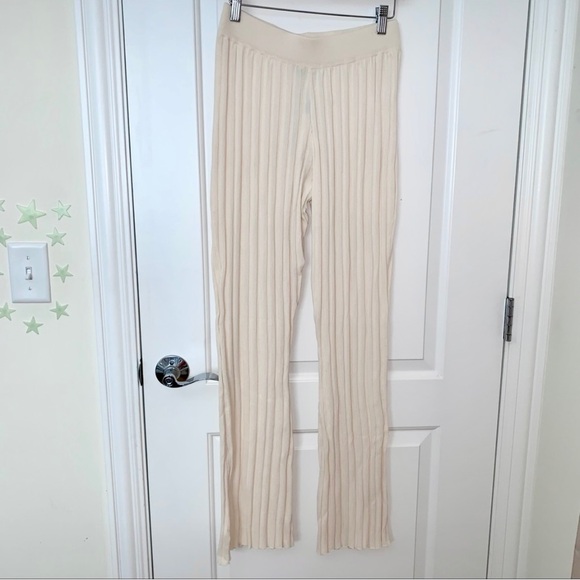 Lioness | Donna High Rise Rib Knit Flares for Urban Outfitters, Sz M ♥ NWOT - Picture 4 of 9